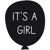 it-s-a-girl-rubber-stamp-in-balloon-craft-scrapbook-diy-gift-tag-card|70383687|Luck and Luck| 1